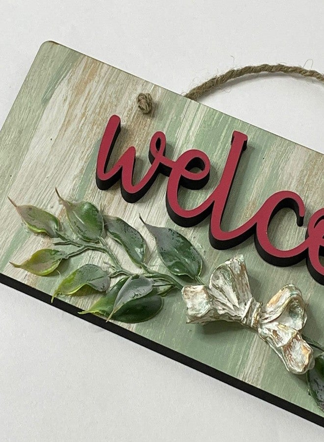 Chalk My Theme Welcome Wooden Wall Hanging Sign Board for Entrance, Home Decoration, Door - Image 5